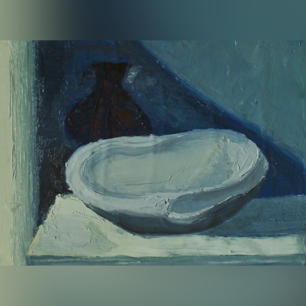 Fine Artwork - Beautiful Blue for a Small Corner In Your Home!